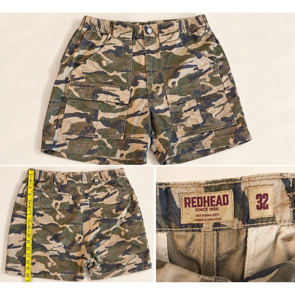 RedHead Men’s Camo Cargo Shorts — Size 32
